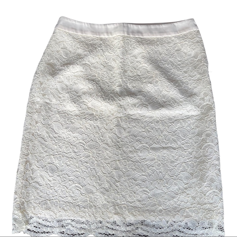 Talbots Lace Pencil Skirt, size 4